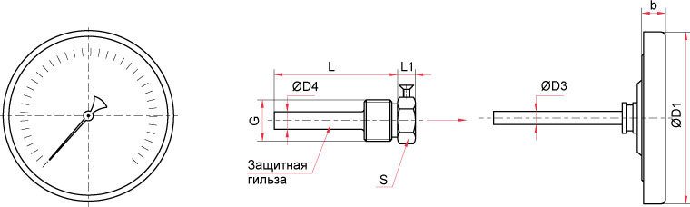 Термометр БТ-51 (БТ-51.211) РОСМА - цена, описание, характеристики - ИнСАТ